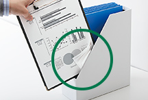 Portablocco A4 in plastica con clip